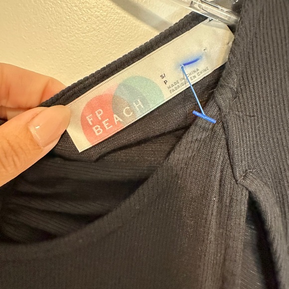 Free people beach black night out maxi dress size S - Picture 4 of 6